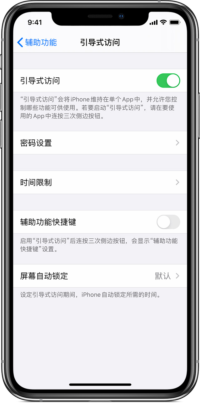 东乌珠穆沁苹果手机维修分享如何在 iPhone 上退出引导式访问 